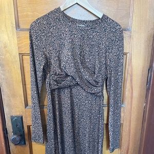 Shae Maternity + Nursing Dress by Ripe, Small, Animal Print